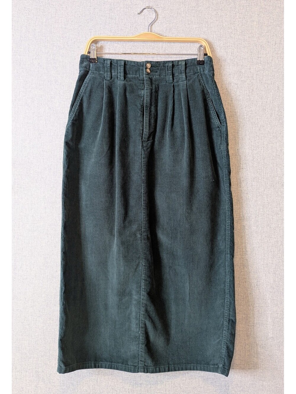 Vintage 90s Eddie Bauer cotton corduroy midi skirt